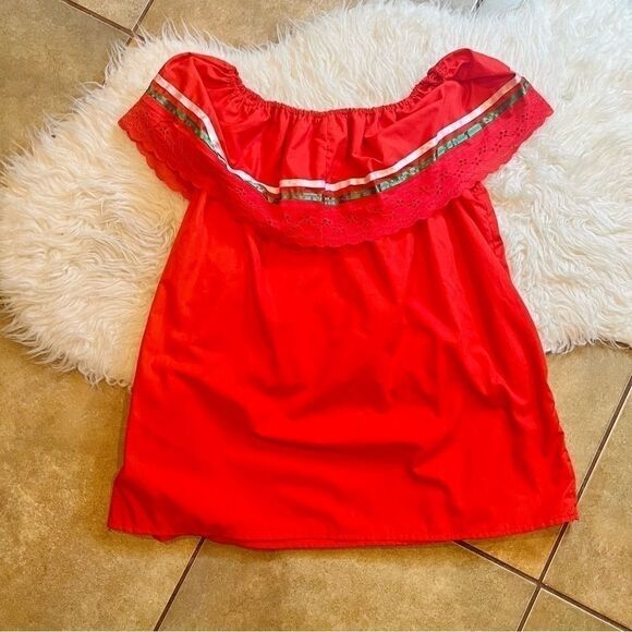 Mexican traditional blouse for 15 / 16 de Septiembre Independence Day - Picture 5 of 5